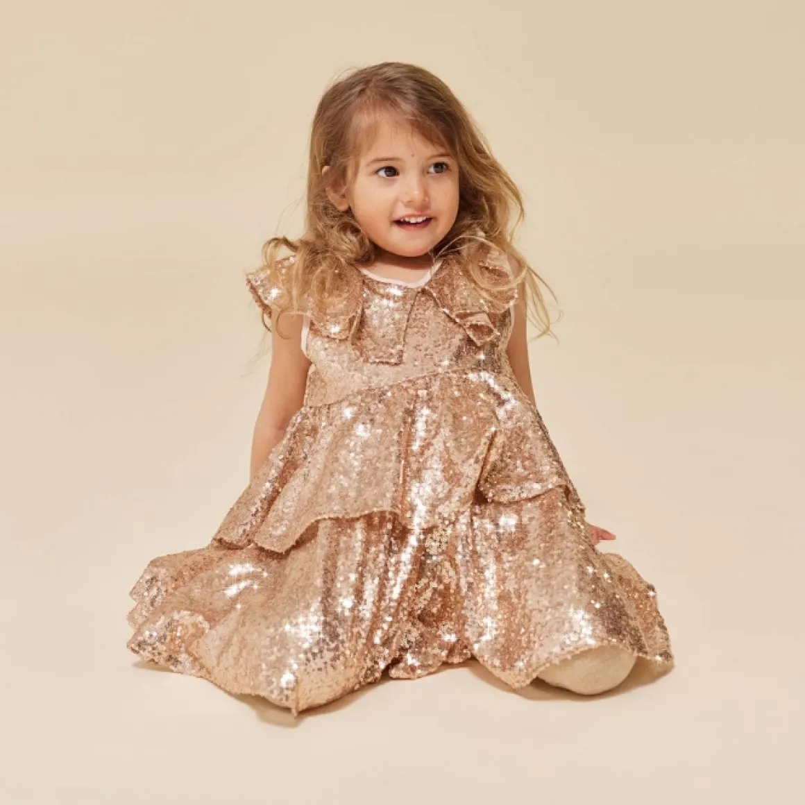 Konges Slojd Jurk Starla Gold Blush