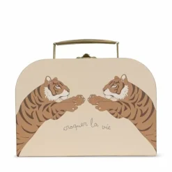 Konges Slojd Kartonnen Koffertjes Tiger Sand | Set Van 2