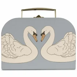 Konges Slojd Kartonnen Koffertjes Swan | Set Van 2