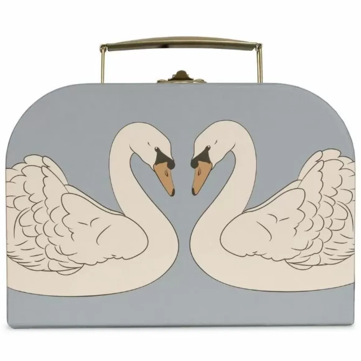 Konges Slojd Kartonnen Koffertjes Swan | Set Van 2