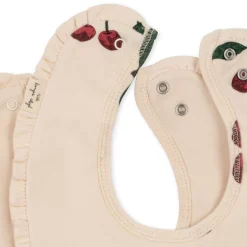 Konges Slojd Kwijlslabben Ma Grande Cerise/Nouvelle Peach