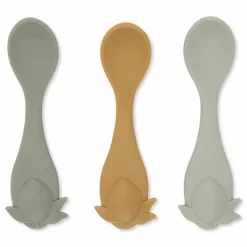 Konges Slojd Lepels Siliconen Lemon Ocean Mix (3St)