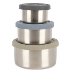 Konges Slojd Lunchboxen Rond Stone Mix (3St)