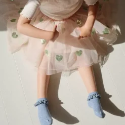 Konges Slojd Lurex Sokken Set In Sand/Blue | Stijlvol & Comfortabel