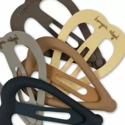 Konges Slojd Mini Haarclipjes Heart Blue Shades (10St)