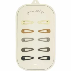 Konges Slojd Mini Haarclipjes Drop Blue Shades (10St)