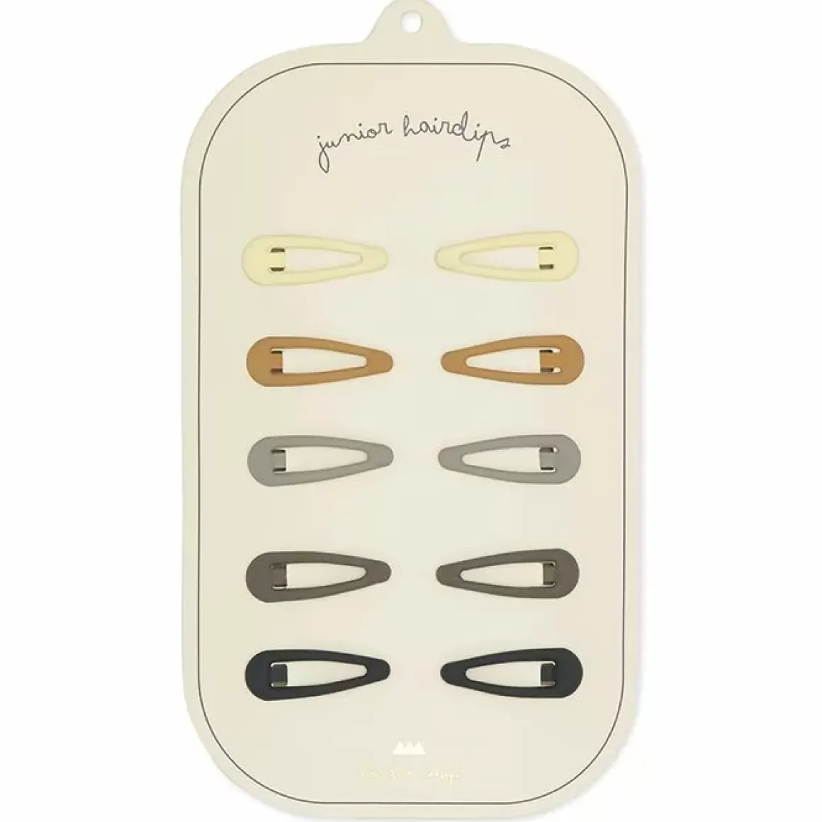 Konges Slojd Mini Haarclipjes Drop Blue Shades (10St)