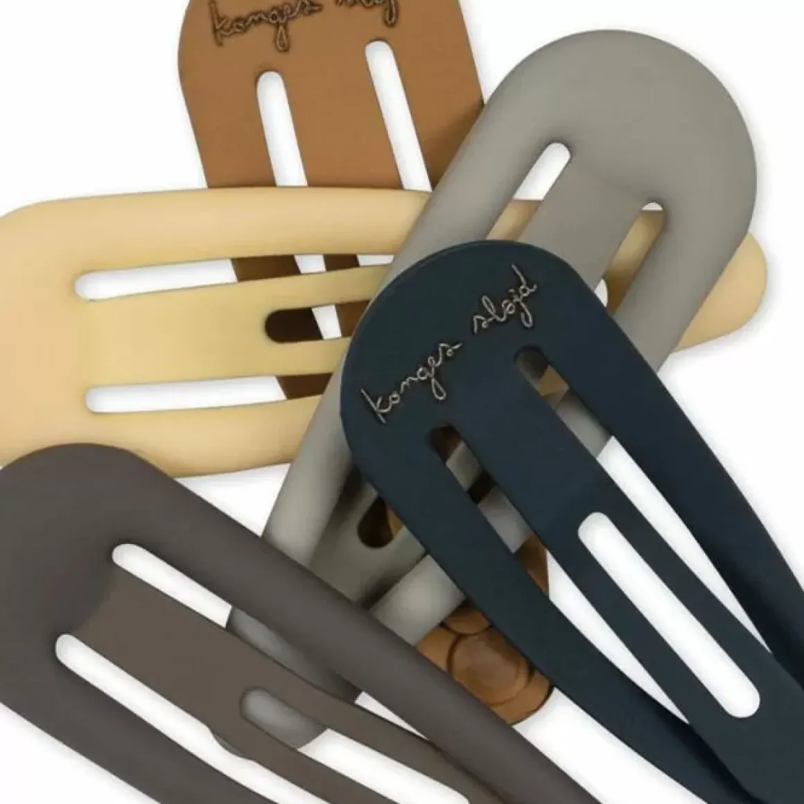 Konges Slojd Mini Haarclipjes Drop Blue Shades (10St)