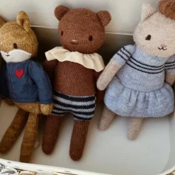 Konges Slojd Mini Knuffels Foxie Friends (2St)