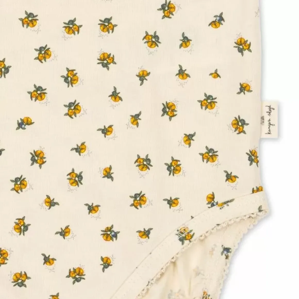 Konges Slojd Overslagromper Peonia Limone