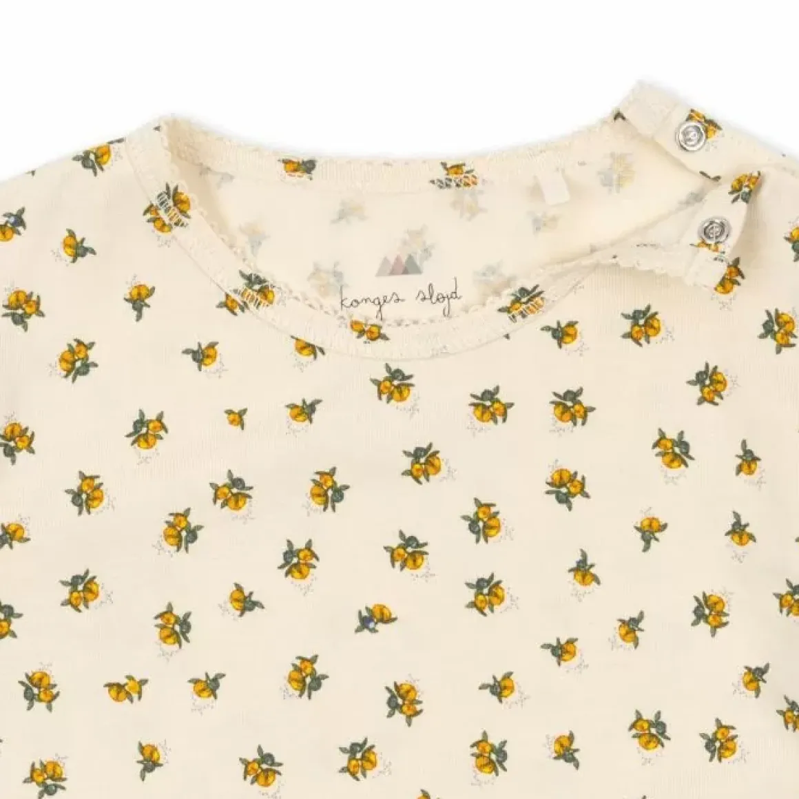 Konges Slojd Overslagromper Peonia Limone