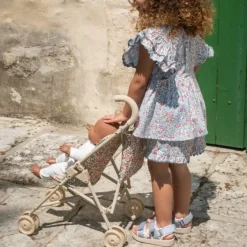 Konges Slojd Poppenbuggy Rosier Rouge | Trendy Vintage Design