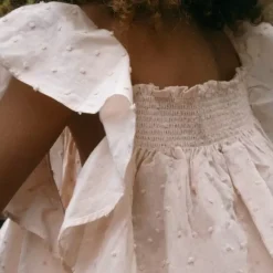 Konges Slojd Priya Jurk Blush | Biologisch Katoen Online Bestellen