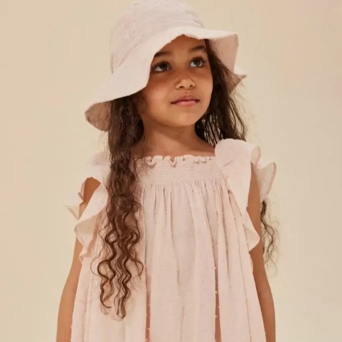 Konges Slojd Priya Jurk Blush | Biologisch Katoen Online Bestellen