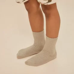 Konges Slojd Rib Sokken Grey/Ment/Brown (3St)
