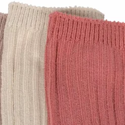 Konges Slojd Rib Sokken Mix Rose 3St