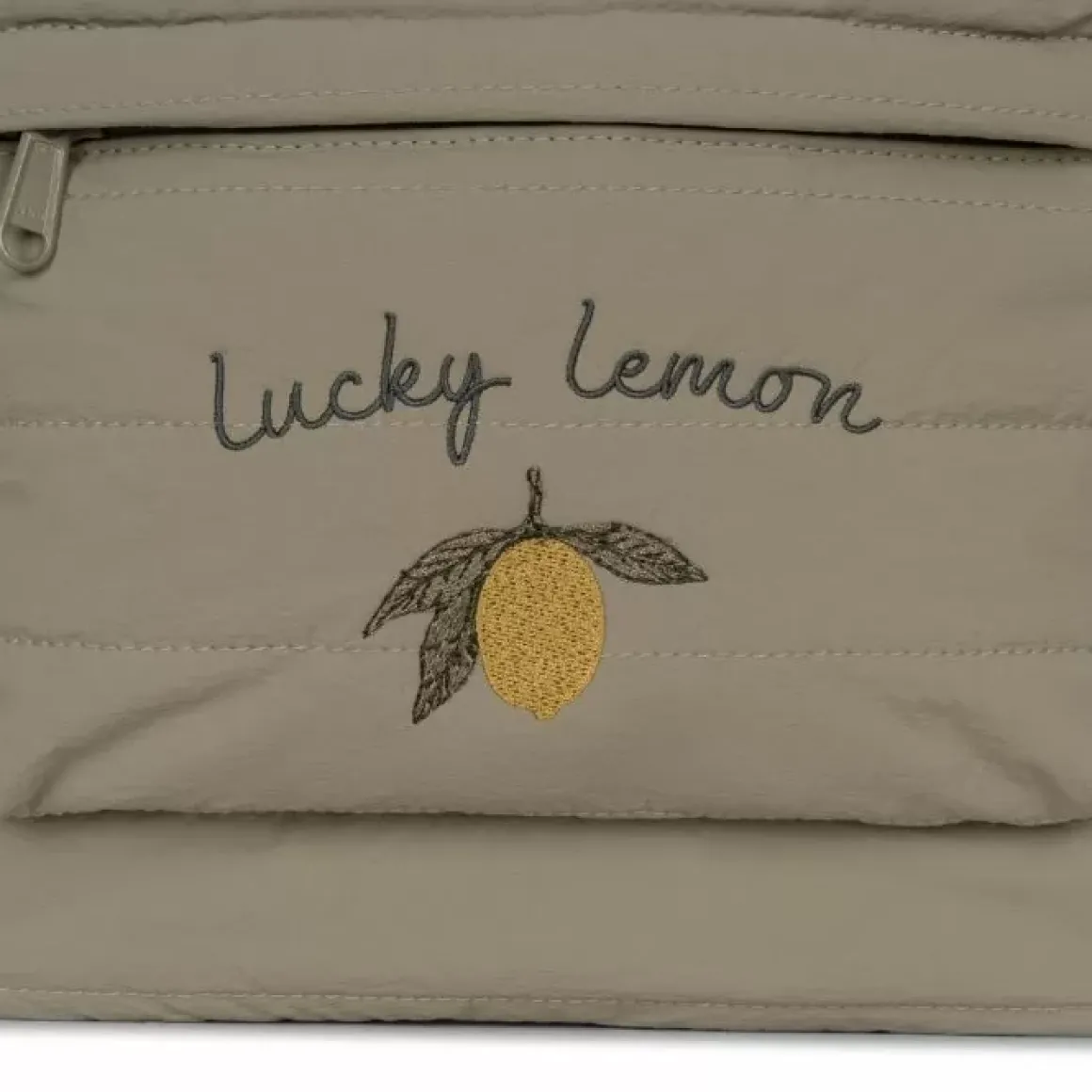 Konges Slojd Rugzak Juno Quilted Laurel Oak | Lemon