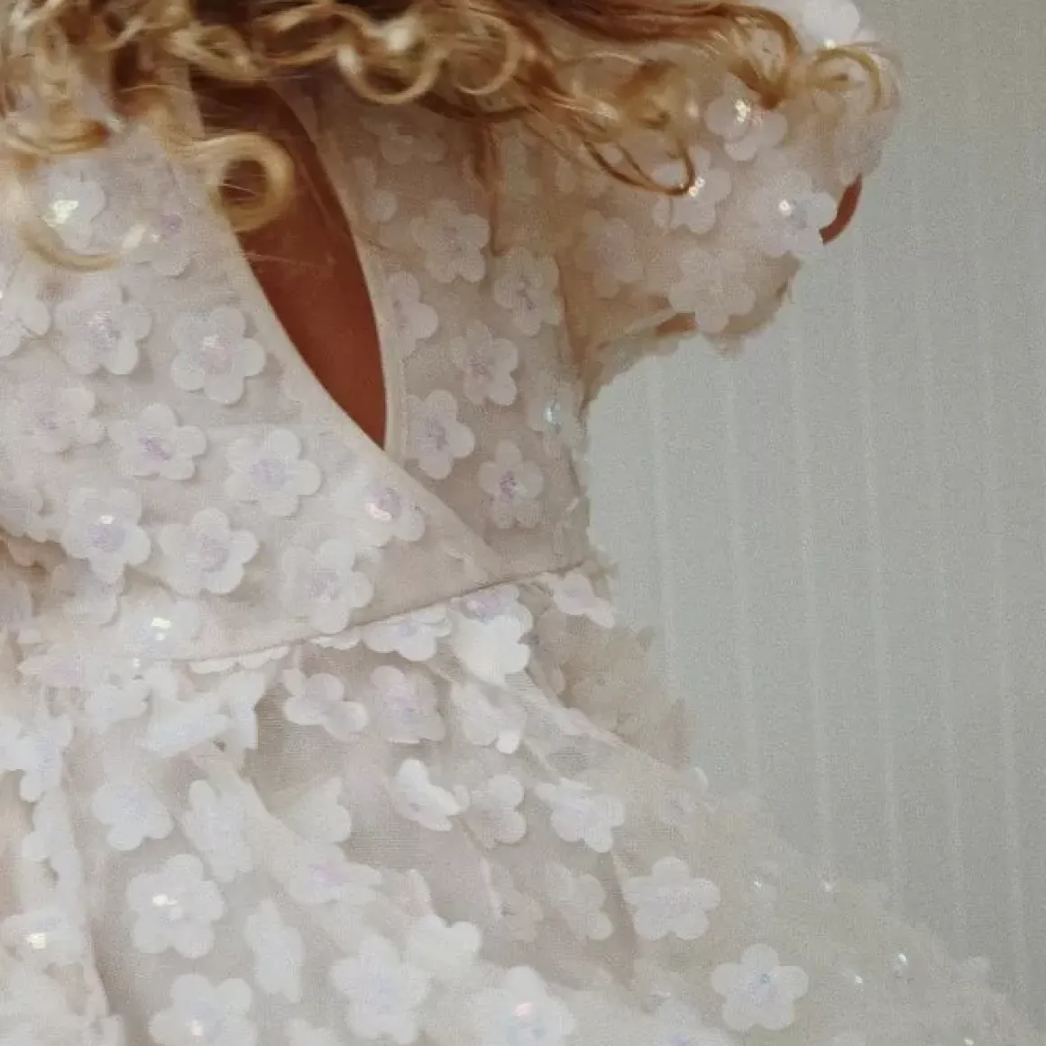 Konges Slojd Sally Pearled Ivory Jurk | Luxe Meisjesjurk