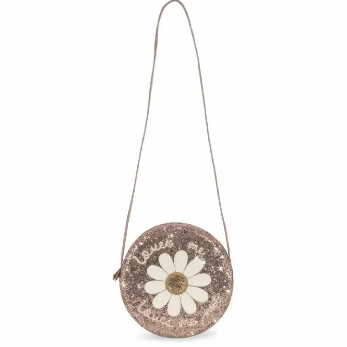 Konges Slojd Schoudertas Daisy Cameo Rose Glitter