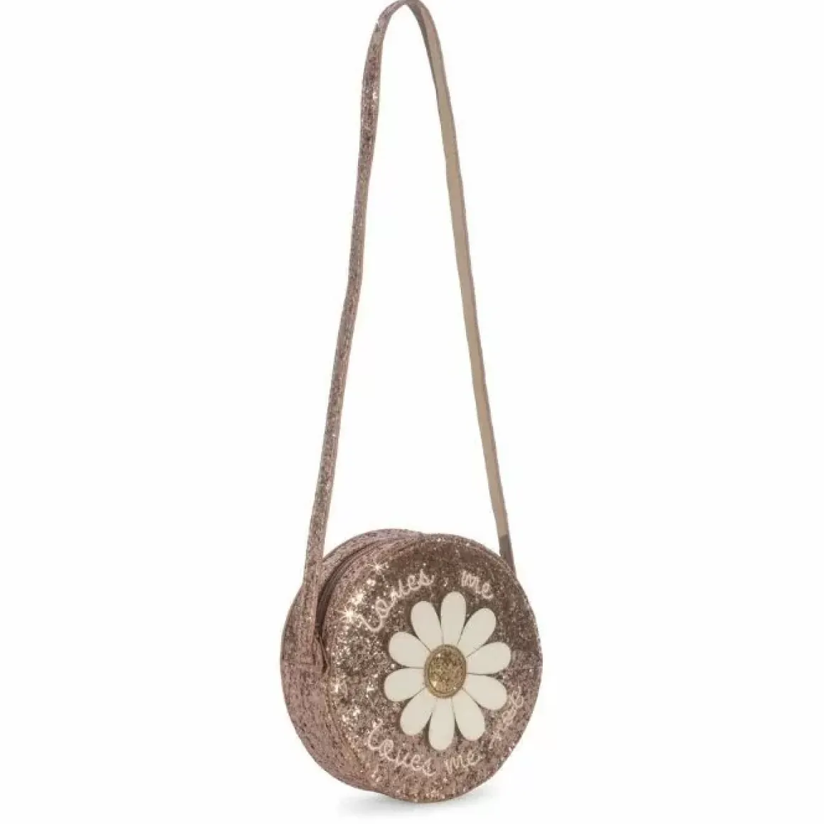Konges Slojd Schoudertas Daisy Cameo Rose Glitter