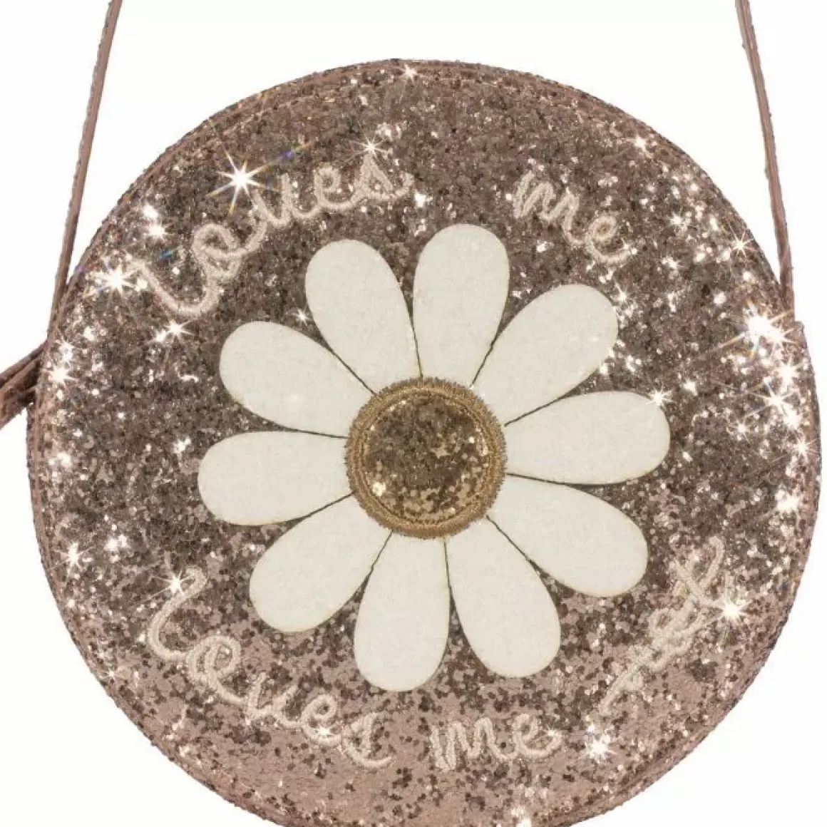 Konges Slojd Schoudertas Daisy Cameo Rose Glitter