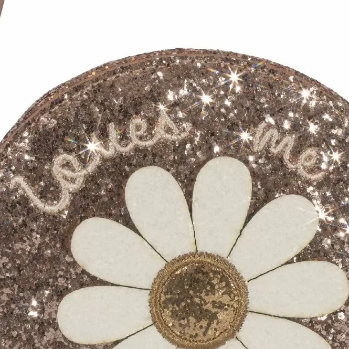 Konges Slojd Schoudertas Daisy Cameo Rose Glitter