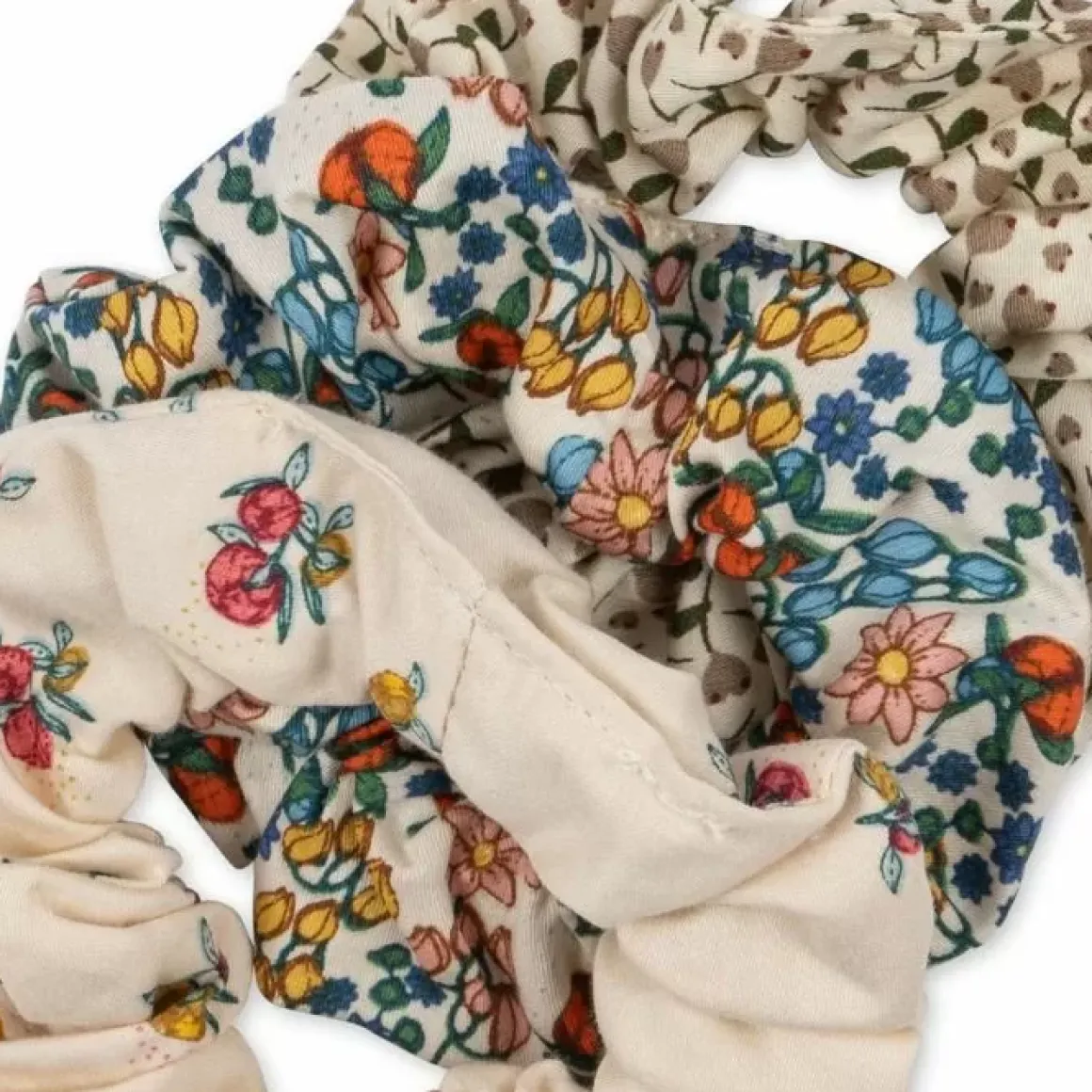 Konges Slojd Scrunchies Peonia/Bibi Fleur/Milk Tank