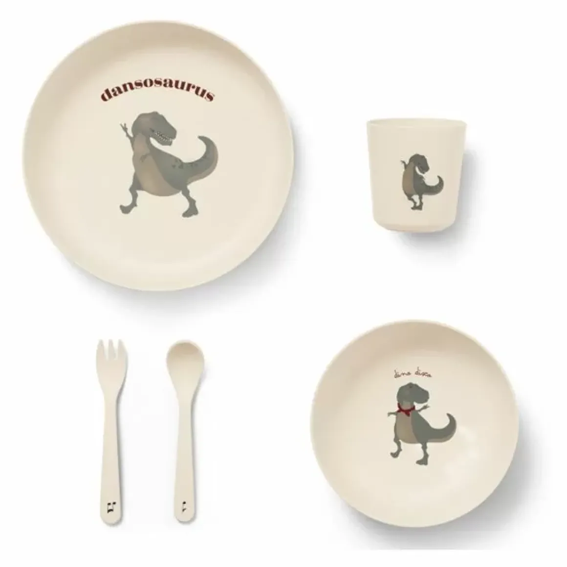 Konges Slojd Serviesset Dansosaurus