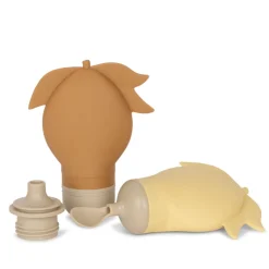 Konges Slojd Siliconen Smoothiezakjes Limonade/Caramel (2St)