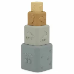 Konges Slojd Siliconen Stapeltoren Quarry Blue Mix