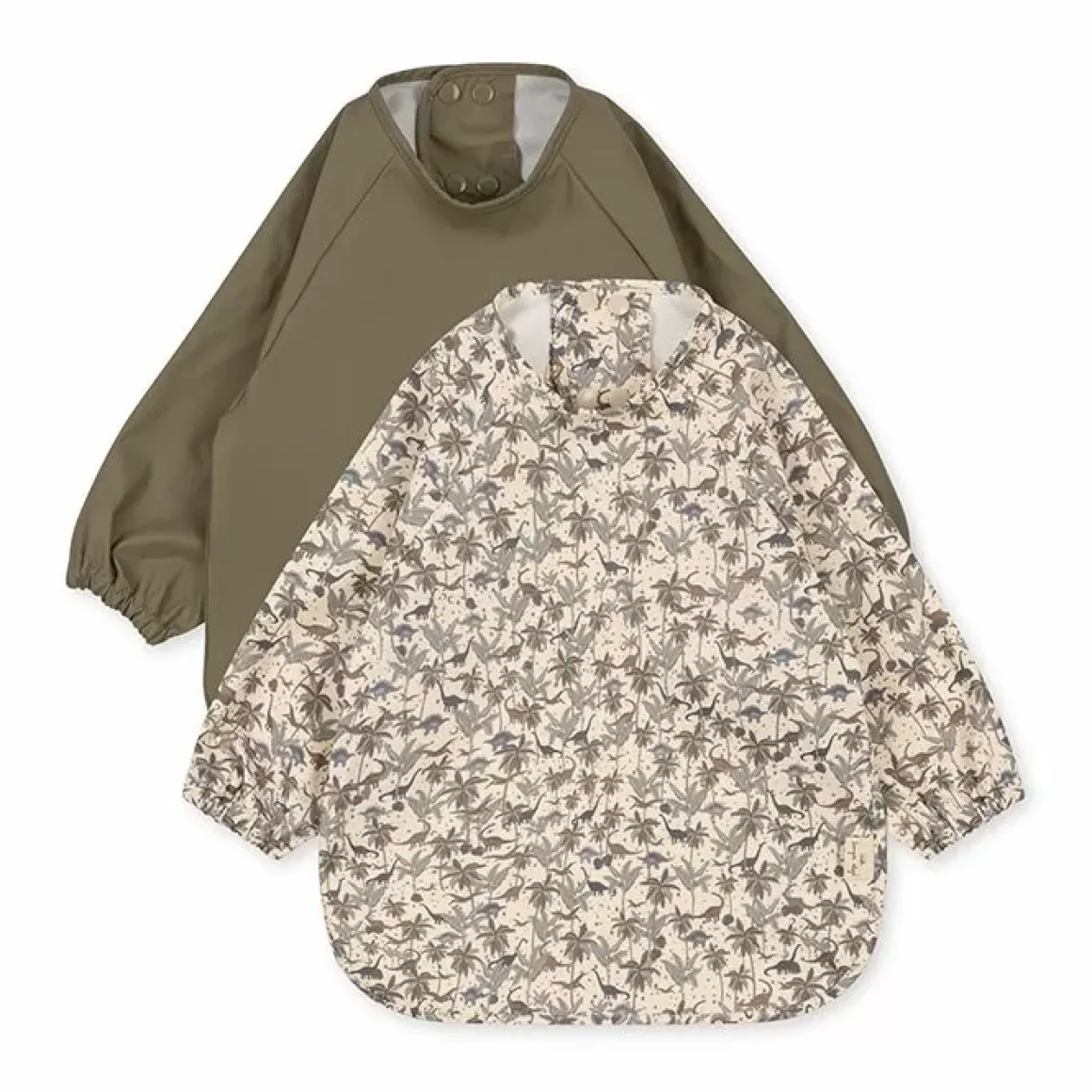 Konges Slojd Slab Lange Mouwen Dino Blue/Overlang Trek (2St)