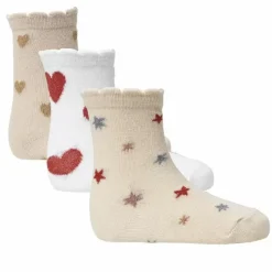 Konges Slojd Sokken Jacquard Heart & Stars (3 Paar)
