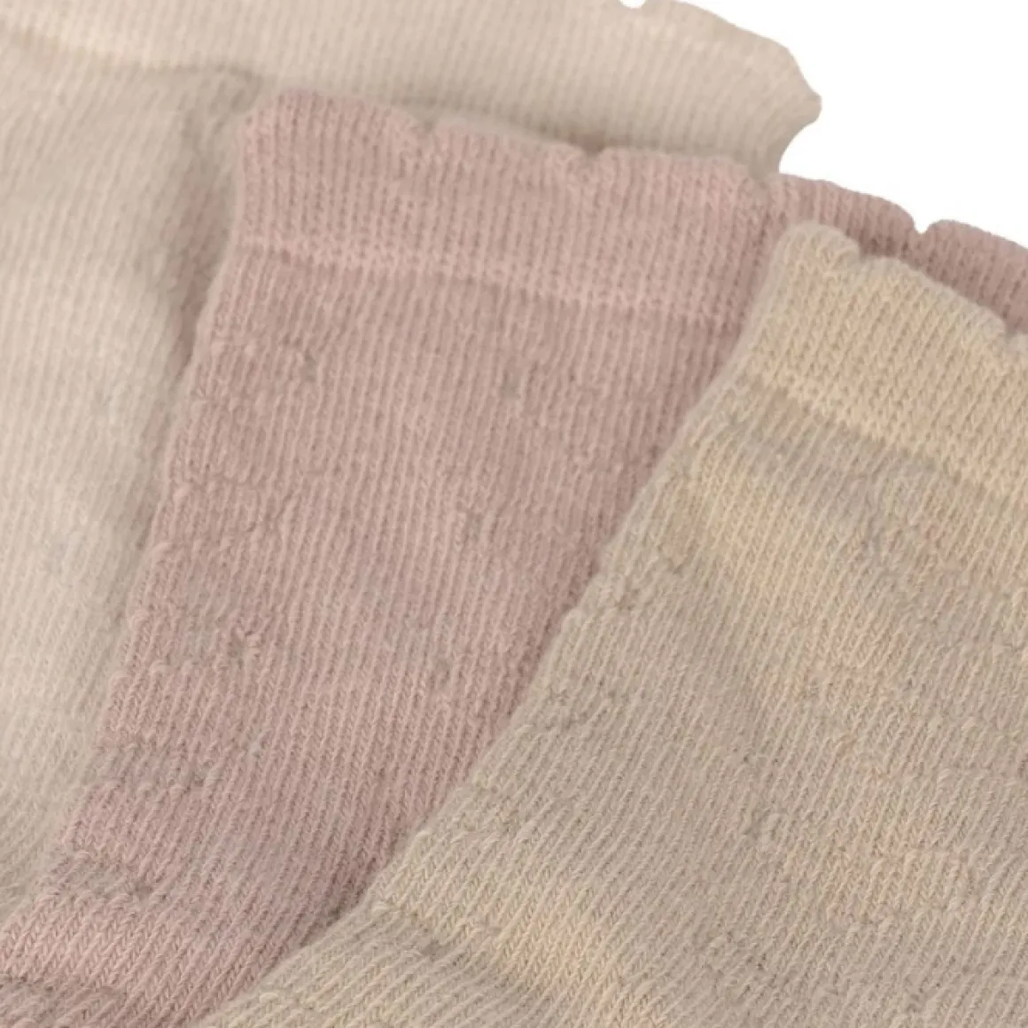 Konges Slojd Sokken Rose/Off White/Almond (3St)