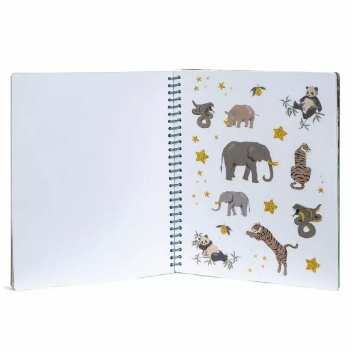 Konges Slojd Stickerboek Groen - Creatief Plezier Met Stickers