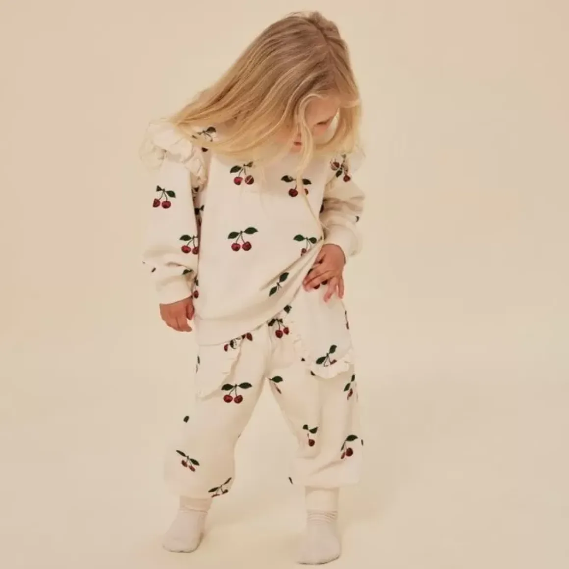 Konges Slojd Trui Lou Frill Ma Grande Cerise