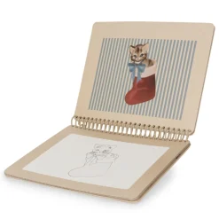 Konges Slojd Waterkleurboek Christmas Red