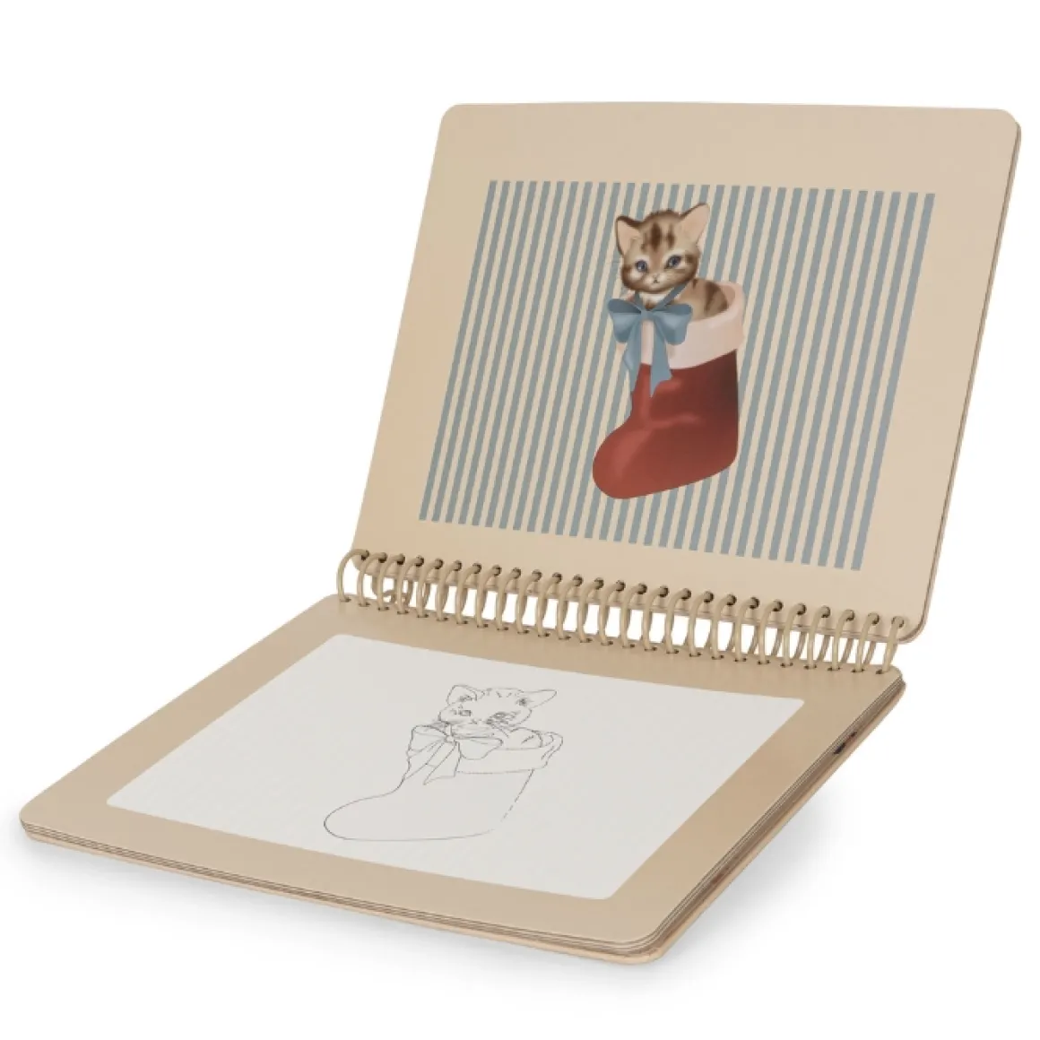 Konges Slojd Waterkleurboek Christmas Red