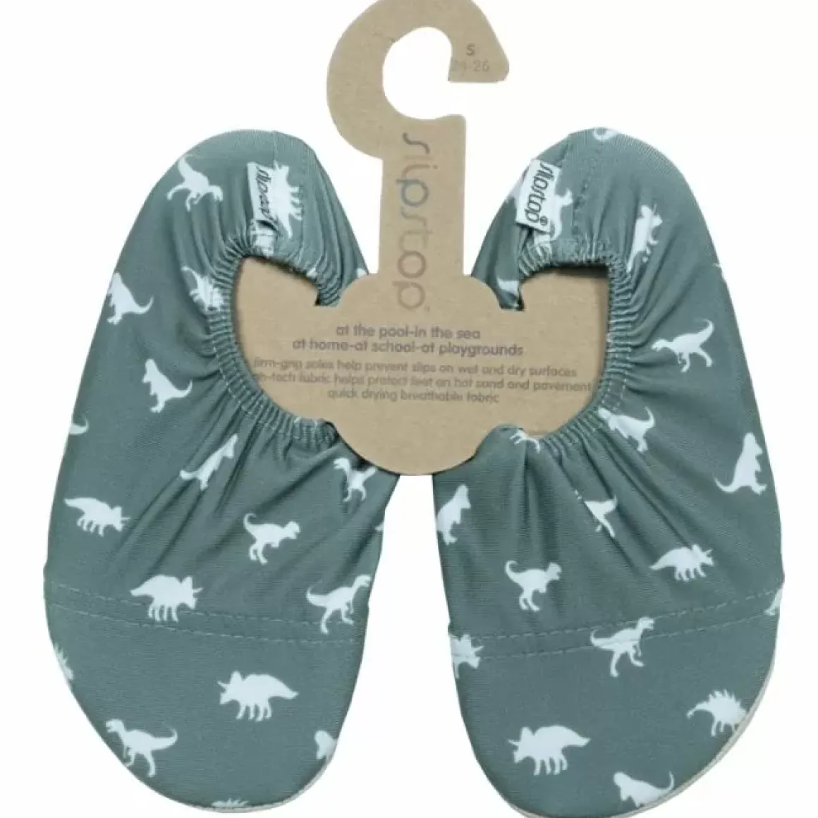 Koop Nu De Slipstop Waterschoentjes Dino Green - Bestel Jouw Favoriete Schoentjes!