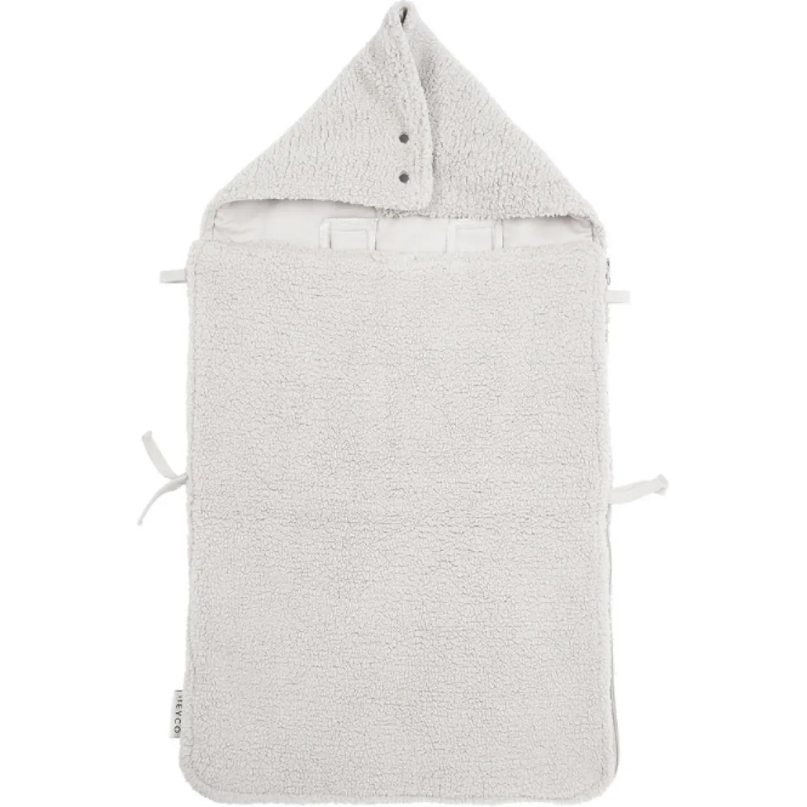 Koop Nu De Zachte En Stijlvolle Meyco Voetenzak Teddy Greige!