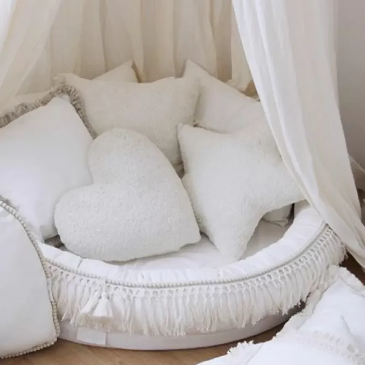 Kussen Sheepskin Star Vanilla Cotton & Sweets