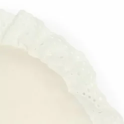 Kussen Vera Eyelet Rond Natural Nobodinoz