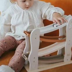 Label-Label Wood Houten Autobaan Nougat