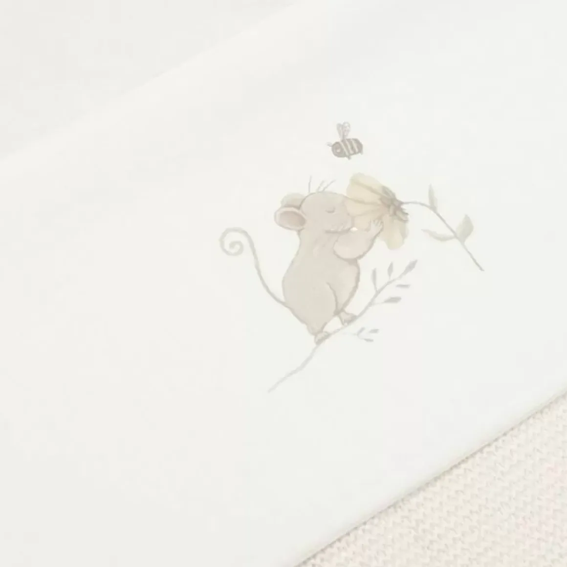 Laken Wieg 75X100Cm Dreamy Mouse