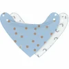Lassig Bandana Happy Rascals/Smile Sky Blue (2St) - Stijlvol & Praktisch