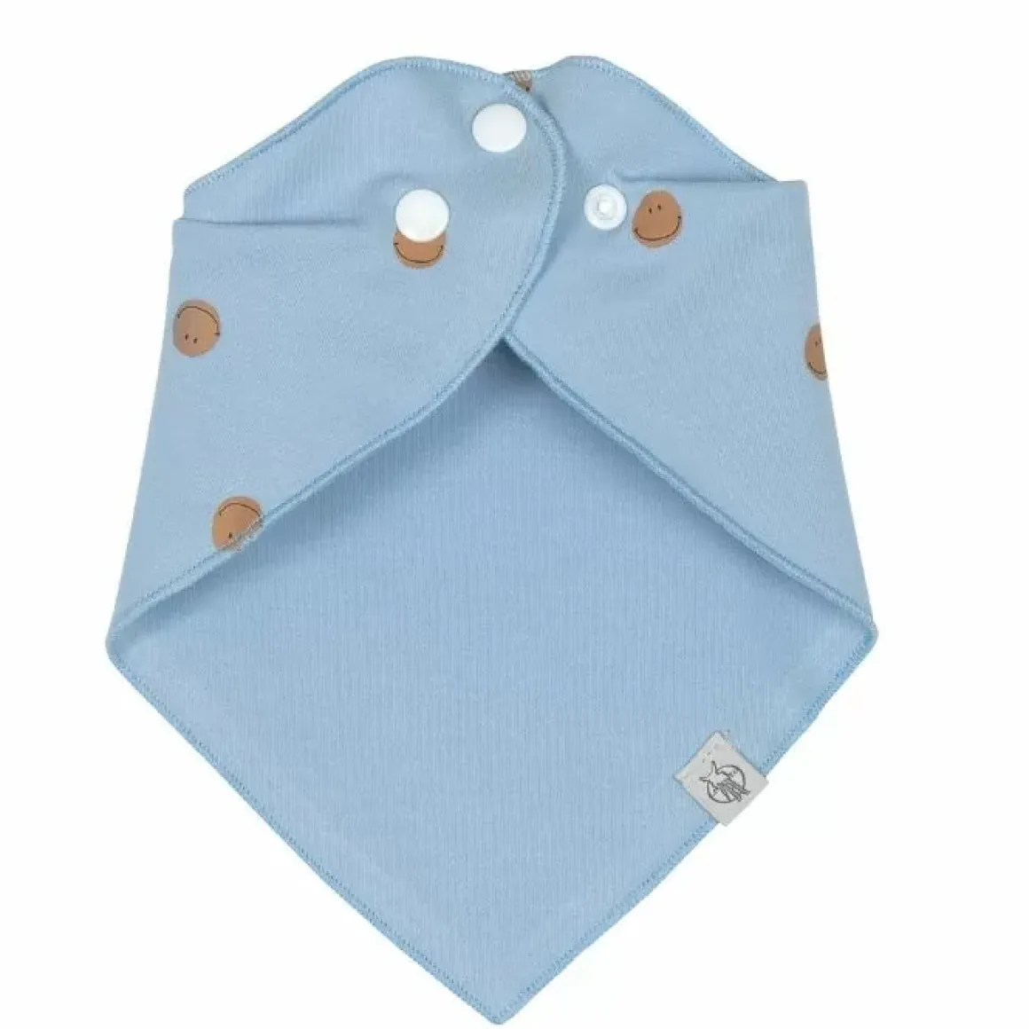 Lassig Bandana Happy Rascals/Smile Sky Blue (2St) - Stijlvol & Praktisch