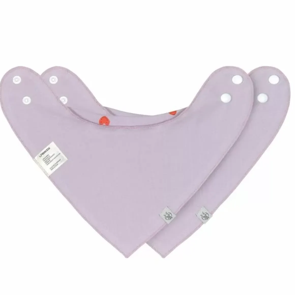 Lassig Bandana'S Happy Rascals/Heart Lavender (2St) - Zachte Bescherming