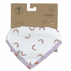 Lassig Bandana'S Happy Rascals/Heart Lavender (2St) - Zachte Bescherming
