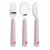 Lassig Bestekset Happy Rascals Heart Lavender - Ergonomisch & Kindvriendelijk