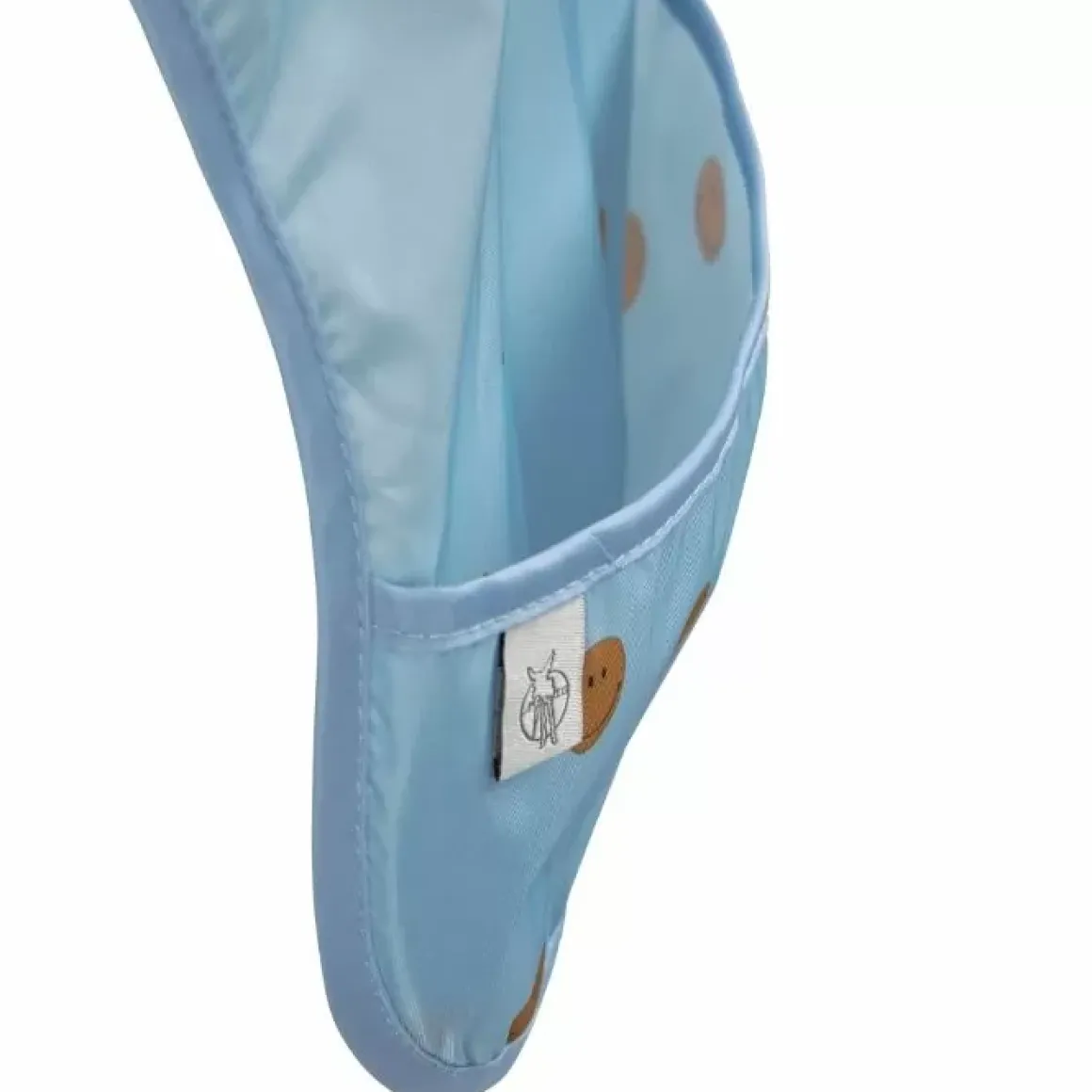 Lassig Happy Rascals Smile Sky Blue Slabben (2St) - Perfect Voor Onderweg