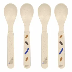 Lassig Little Mateys Royal Blue Lepelset (4St) - Vrolijk En Veilig Voor Kinderen